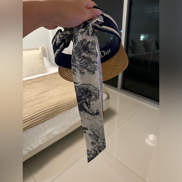 Dior straw visor - Picture 4 of 5